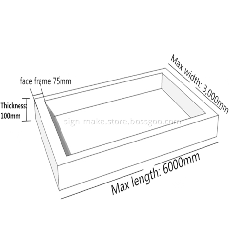 Outdoor LED Frameless Fabric Advertising Light Box